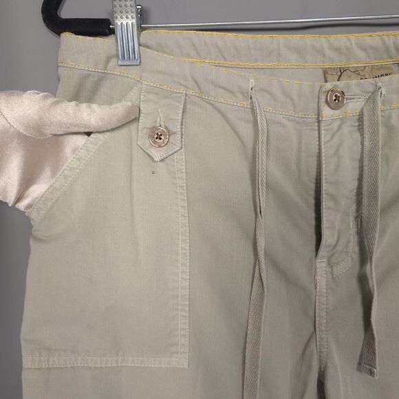 GRAMICCI Women’s Pants Size 6 Straight Flare Drawstring Hiking Gray Green - Picture 10 of 12